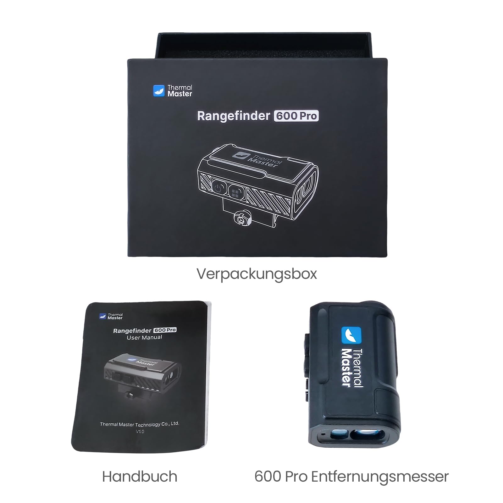 Thermal Master Laser Entfernungsmesser für Nachtjagd 600 m kontinuierlicher Messbereich 0,1 m hohe Präzision Geeignet für T2 Max X3 Wärmebildmonokulare