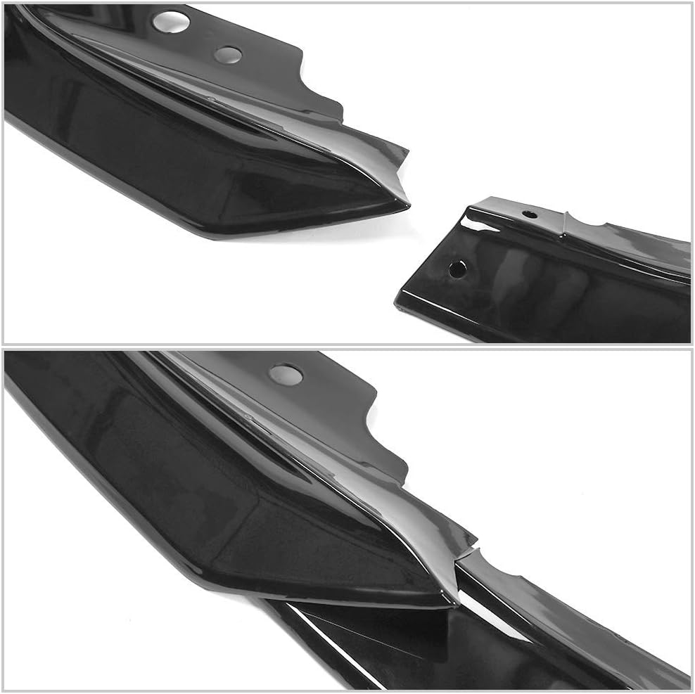 IKON MOTORSPORTS Front Bumper Lip Compatible with 2019-2022 BMW 3 Series G20 M Sport M340i, Ikon Style Glossy Black Chin Spoiler Air Dam Splitter