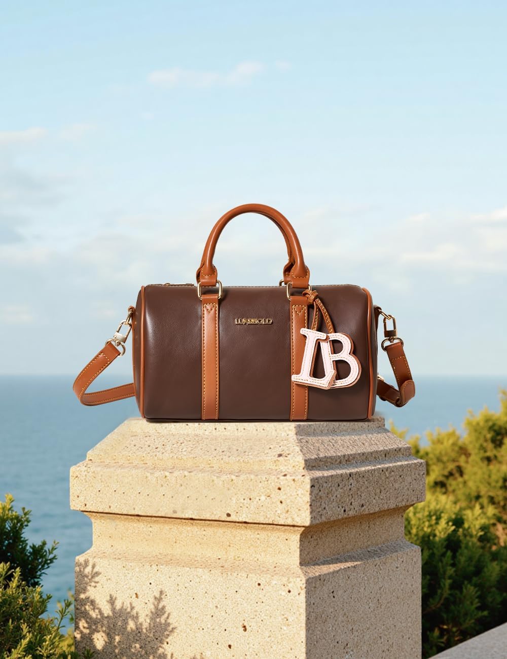 Mini Top Handle Bags for Women Crossbody Purse Cute Boston Bags - Image 3