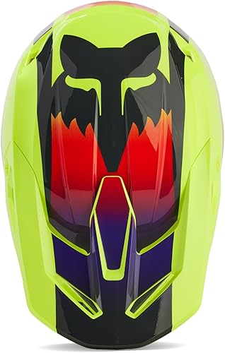 Miniatura 4 de Fox Racing Casco unisex V1 para motocross para motocross, amarillo, pequeño