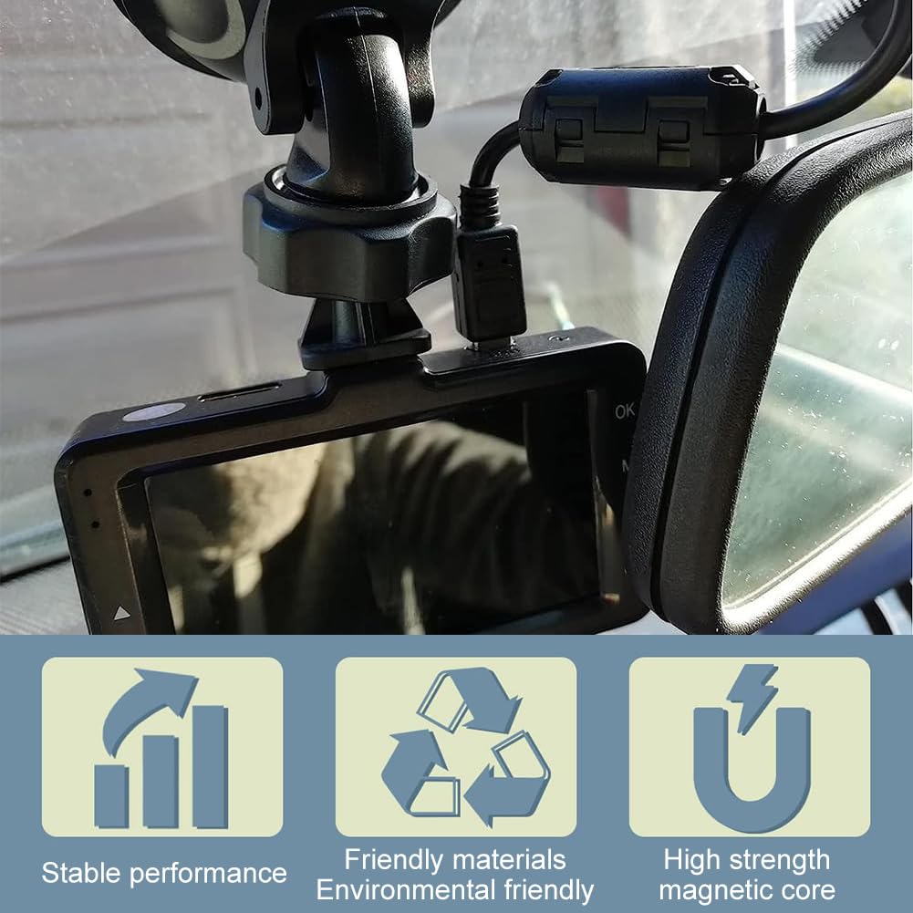 8 Anneaux En Ferrite Clip-on Anti-Perturbations - Noyaux Ferrite 3.5mm 5mm 7mm 9mm - Suppresseur De Bruit Pour Câbles