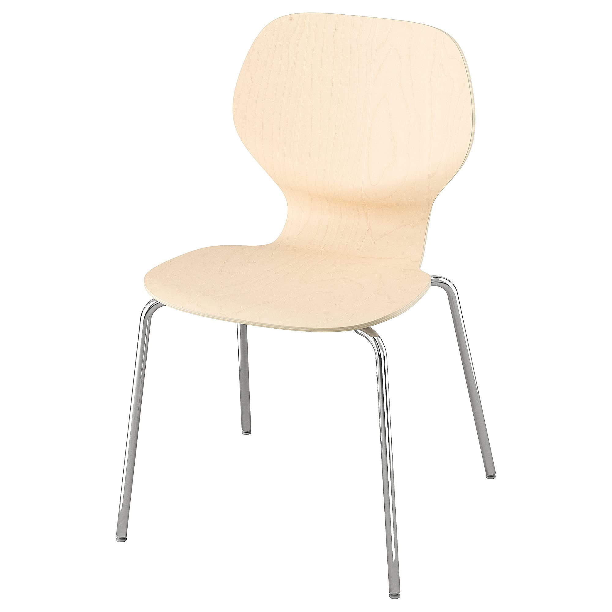 Chaise en bouleau ProTuning SIGTRYGG meuble de salle à manger avec pieds chromés Sefast