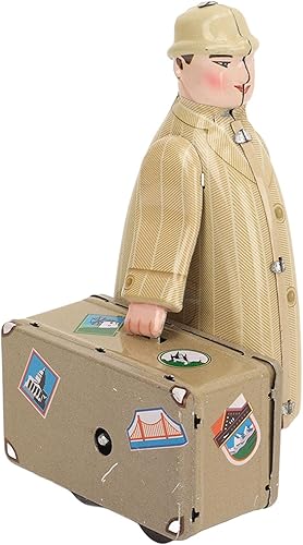 Miniatura 6 de Juguete de cuerda de hojalata, juguete de viaje para caminar, vintage, nostálgico, retro, juguete de relojería para adultos, colección para