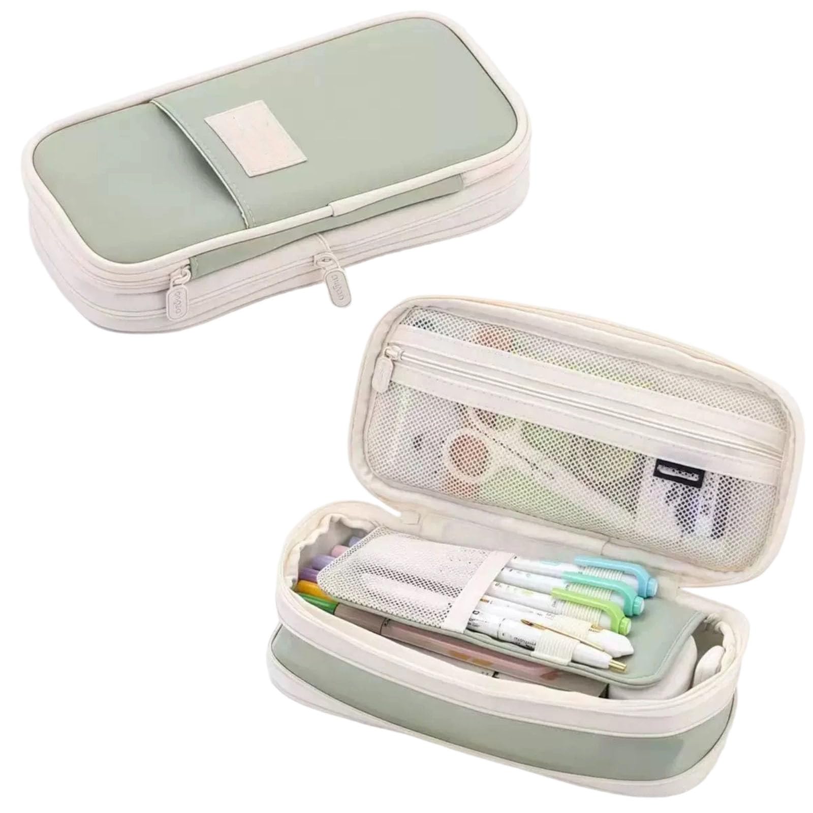 Large Capacity Pencil Case with Compartments and Handle Pencil Case
