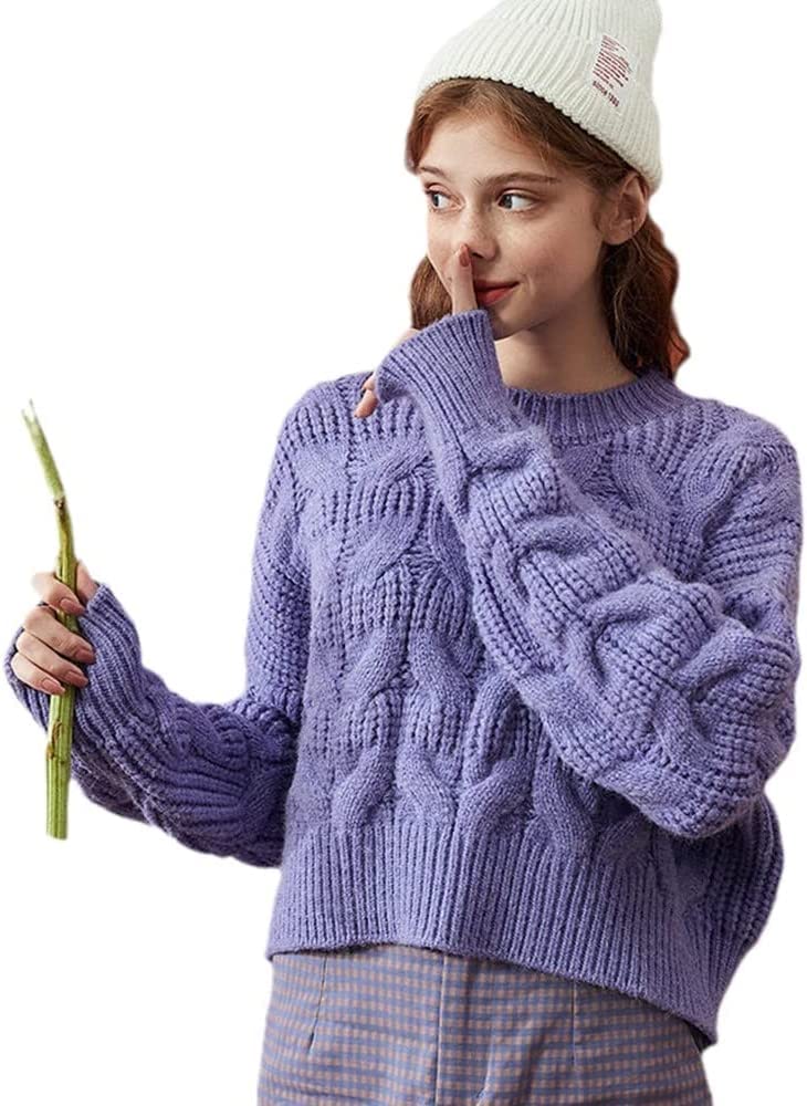 Amazon.co.jp: レディース ニットセーター - ニットプルオーバー  
