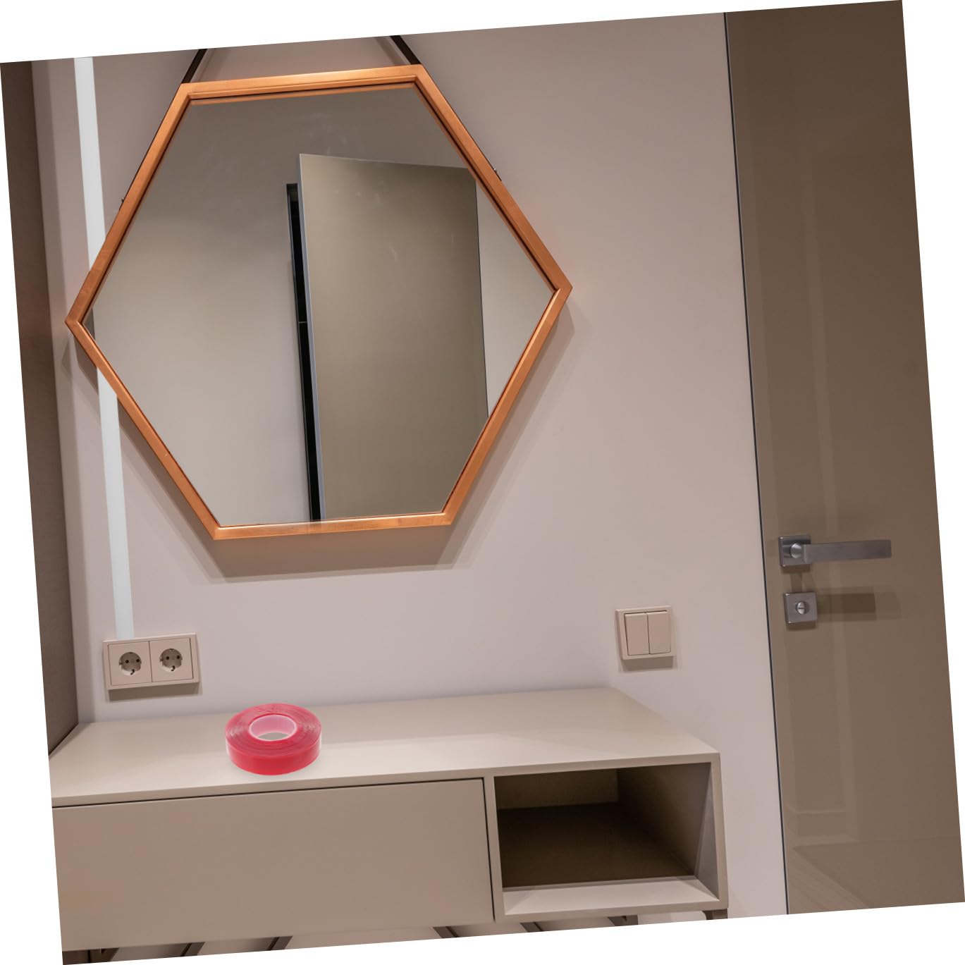 Mikikit Set Canalina Passacavi in Pvc Bianco 40mm Autoaderente Resistente al Fuoco per Ufficio e Casa per Nascondere e Organizzare Cavi Elettrici