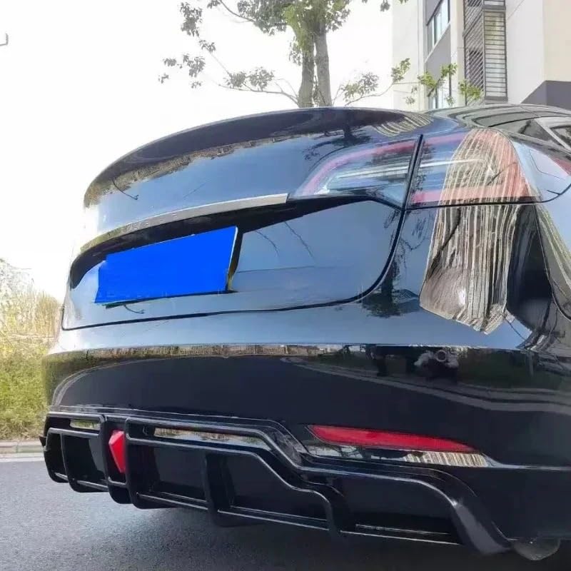 Diffuseur arrière Model 3 Y noir mat lèvre de pare-chocs spoiler