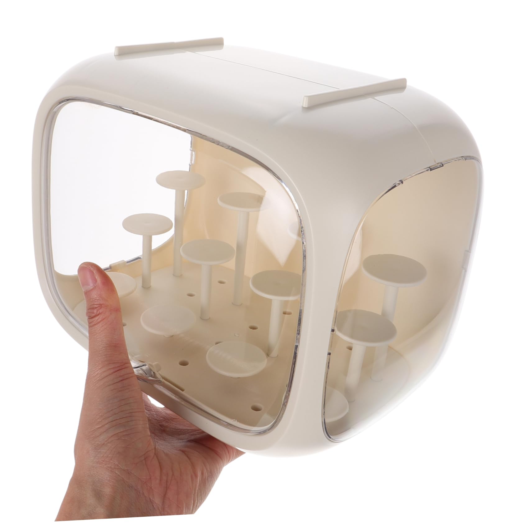 Cabilock Vitrina Expositora De Figuras Caja Transparente para Colecciones y Artesanías
