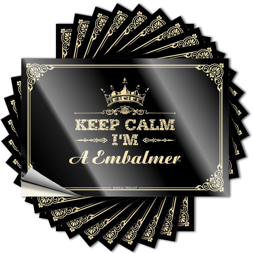 Keep Calm I'm A Embalmer Helmet Vintage - Indie Tattoos Self Adhesive Sticker(6X9CM)