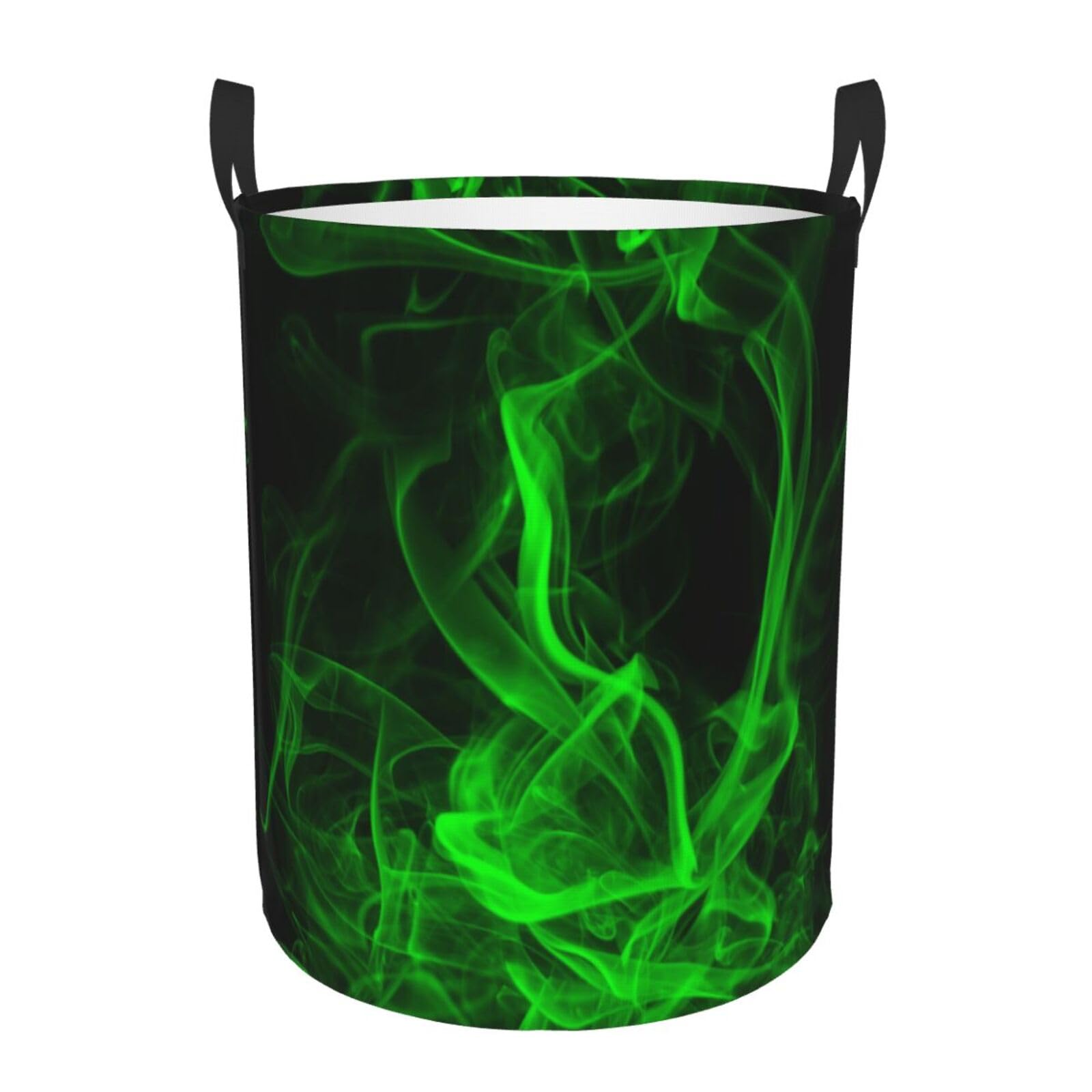 Laundry Basket GreenLaundry Hamper Waterproof Idea Hampers Large Collapsible Baskets with Handle Suitable for Bedroom Bathroom Utility Room Kitchen