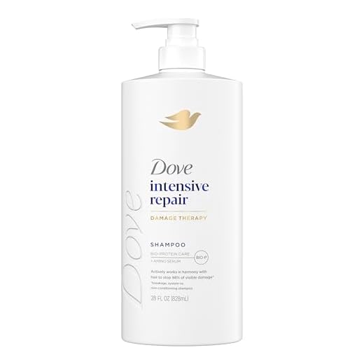 Dove Shampoo Intensive Repair for Damaged Hair with Bio-Protein Care Technology and Amino Serum 28 Fl Oz