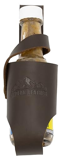 Andean Leather Funda para salsa picante soporte para cinturón de botella ideal para Tabasco Sriracha y más 5 onzas marrón oscuro disponible en Yaxa Colombia
