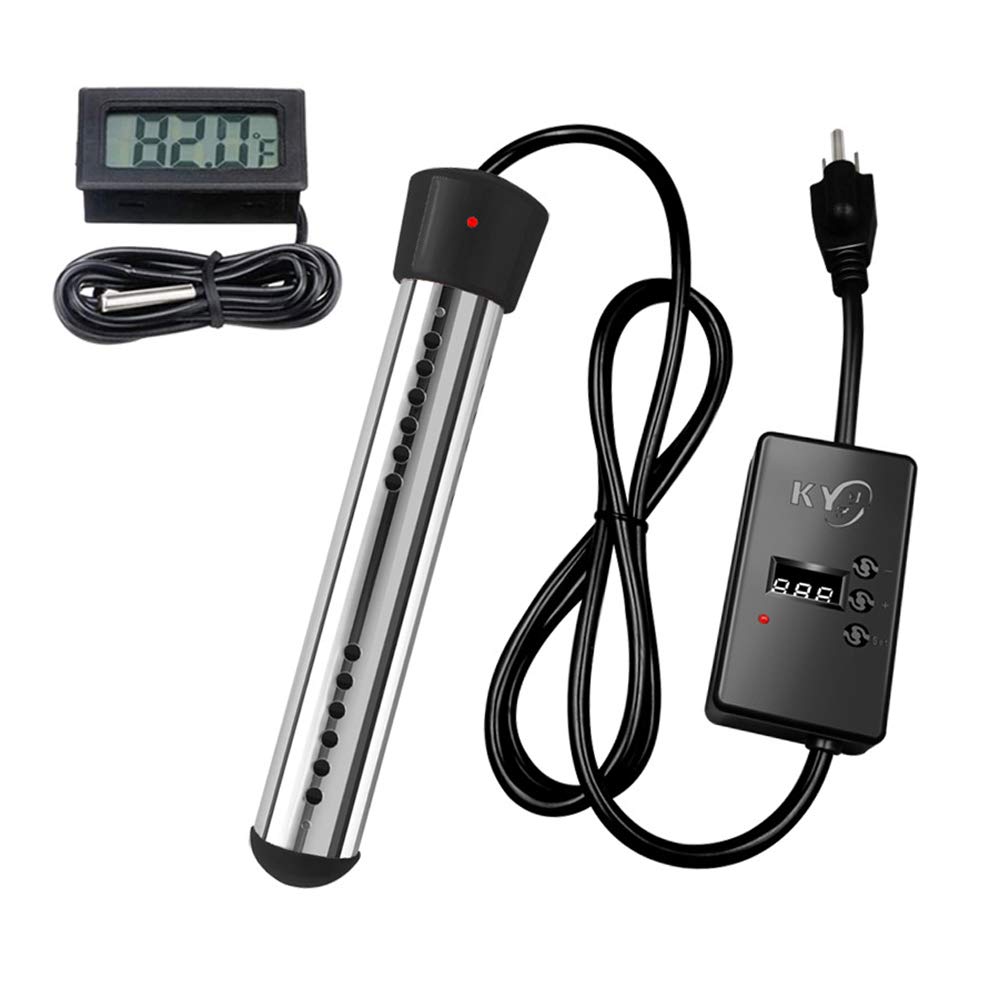 Immersion Bathtub Heater with Timer, 1500W Bucket Swimming Pool