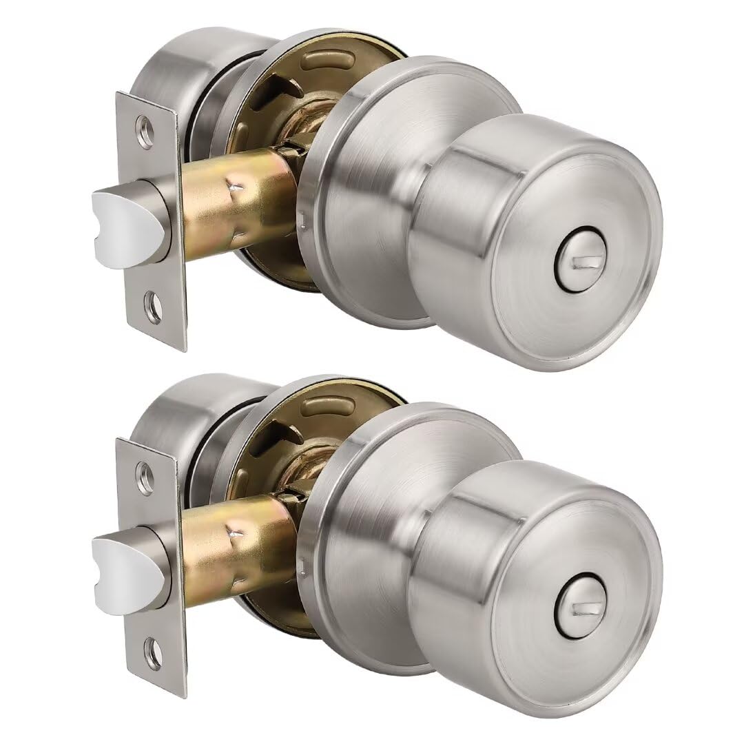 GOBEKOR Paquete De 10 Pomos Para Puerta De Paso, Pomos De Puerta