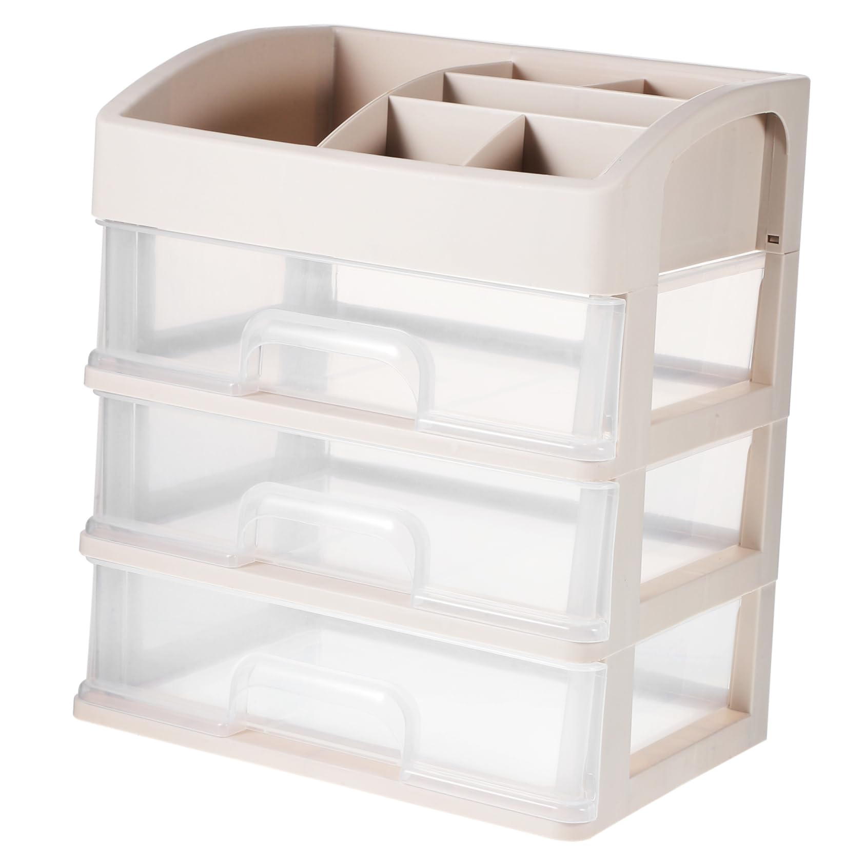 Homoyoyo Caja de Almacenamiento de Escritorio Cajones, Tres Capas, Plástico