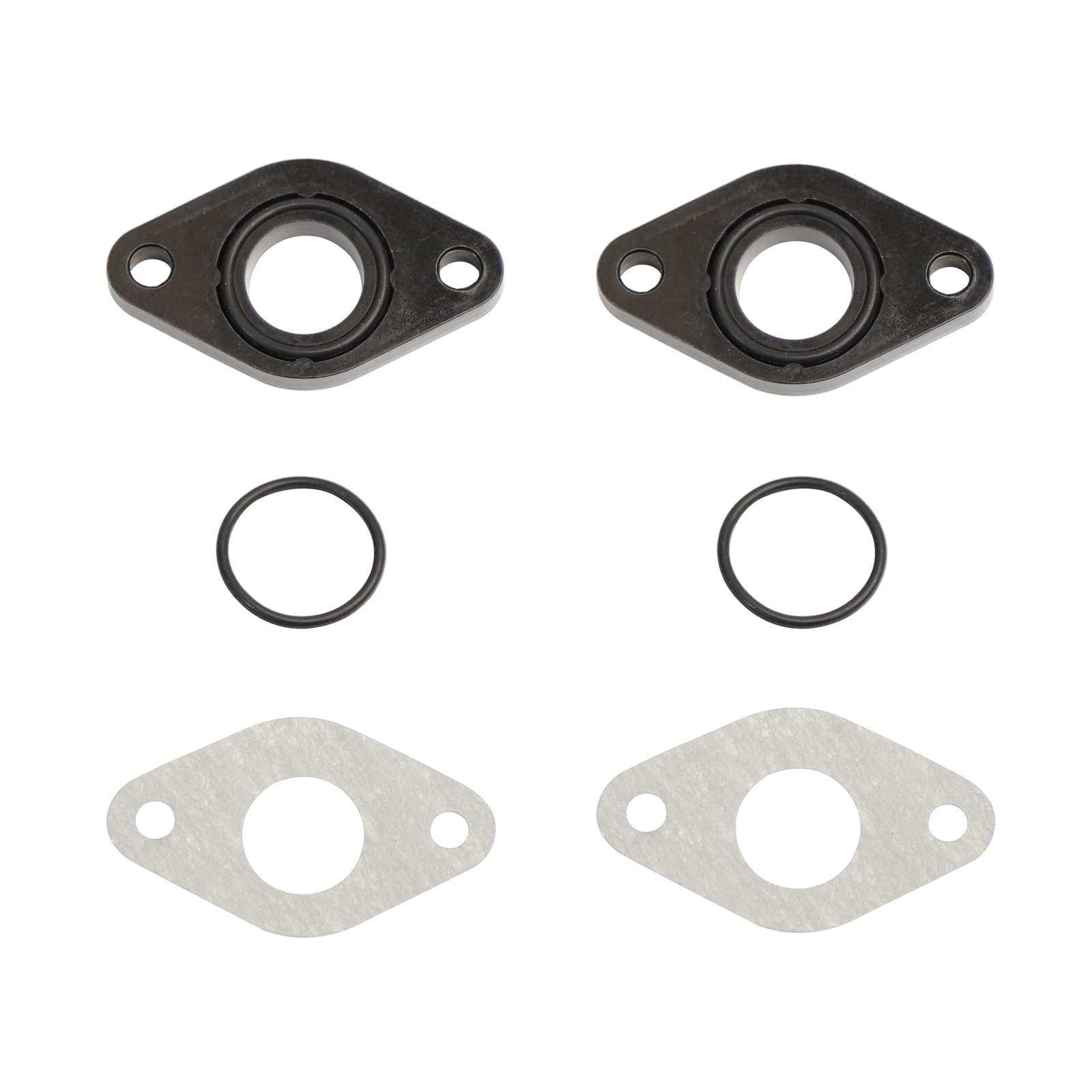 Minho Carburetor Intake Manifold Gasket Fit for Chinese GY6 49cc 50cc 139QMB 4-Stroke Engines Taotao Roketa Jonway Scooter Mopeds ATV Dirt Bike Parts