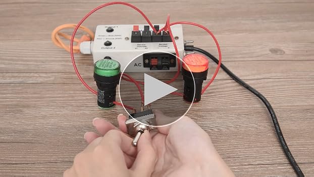 Heschen Metal Toggle Switch SPDT Permanent (switch) ON/OFF/ON 3