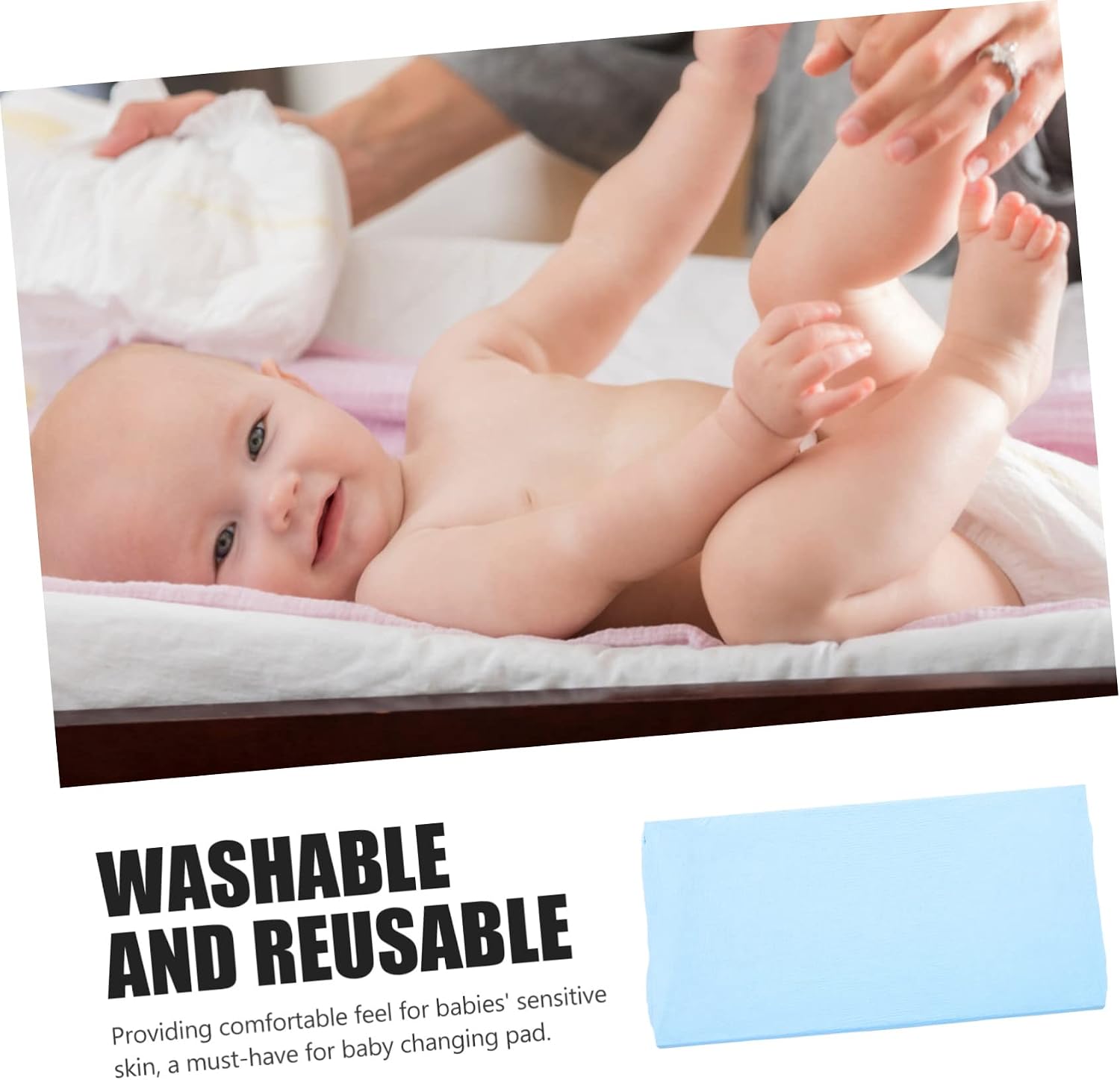 UPKOCH Changing Pad Cover Removable Liner for Diaper Table Soft Cotton Changing Cover for Nursery Decor and Comfortable Care