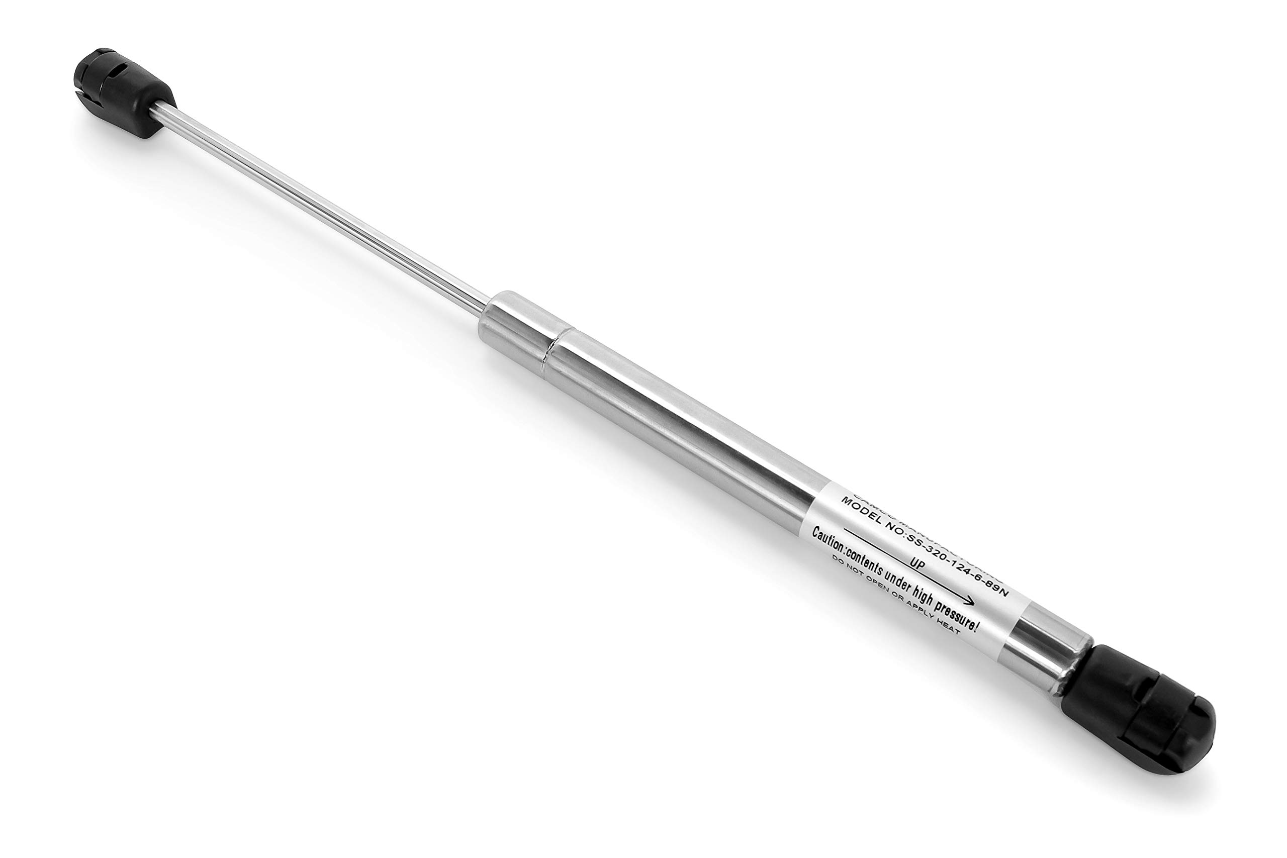 Camco 53008 Stainless Steel Gas Lift Spring-12.6" Extended Compressed 30 lb Force, 7.7"-12.6"