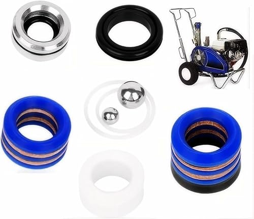 Miniatura 1 de 244194 Kit de embalaje de reparación de bomba apto para aerosol de pintura sin aire 390 395 490 495 595 3400