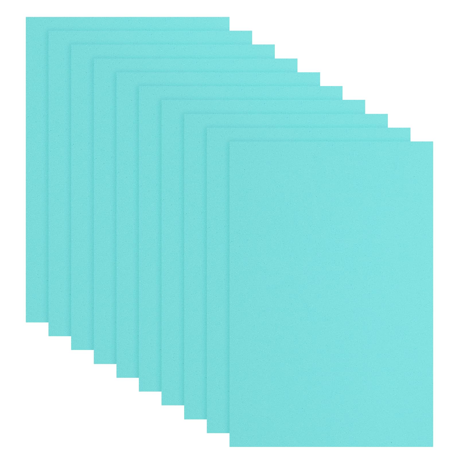 sourcing map 10 Pcs Green EVA A4 Foam Sheets Crafts, 12 x 8 Inch Foam Paper for DIY Crafts Project Classroom Scrapbook Art Cards Home Office Decoration (2mm Thick)
