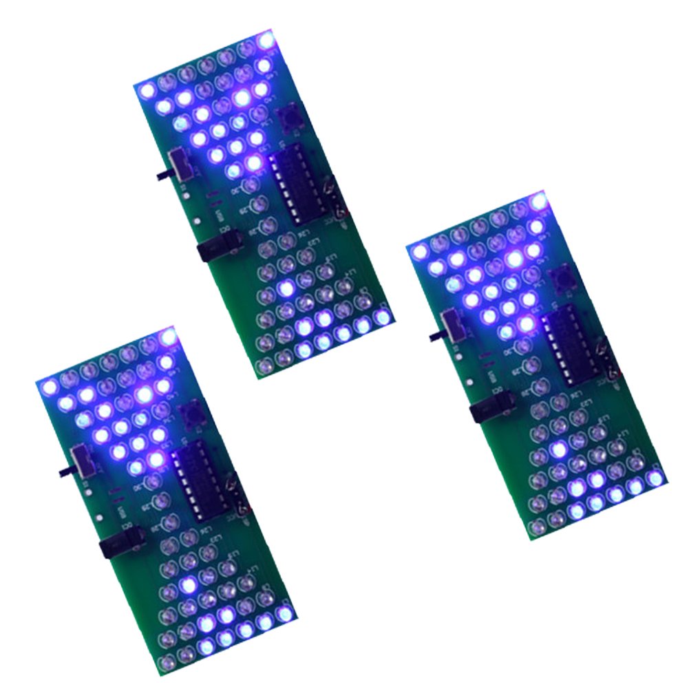 Buy 3 PCS DIY Soldering Practice Kit, Icstation Electronic Hourglass