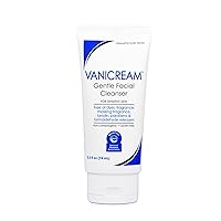 Vista 1 de Vanicream Limpiador facial suave, 2.5 onzas líquidas, formulado sin irritantes comunes para pieles sensibles, elimina el maquillaje, la suciedad