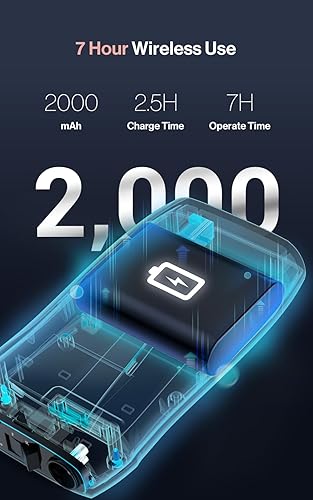 Miniatura 3 de MelodySusie Taladro de uñas profesional de 30000 RPM, SC320D recargable, lima E inalámbrica para uñas de gel acrílico, 8 brocas de uñas, 106 bandas