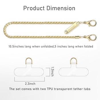 Amazon.com: Derraffina Phone Chain Wristlet Detachable Phone