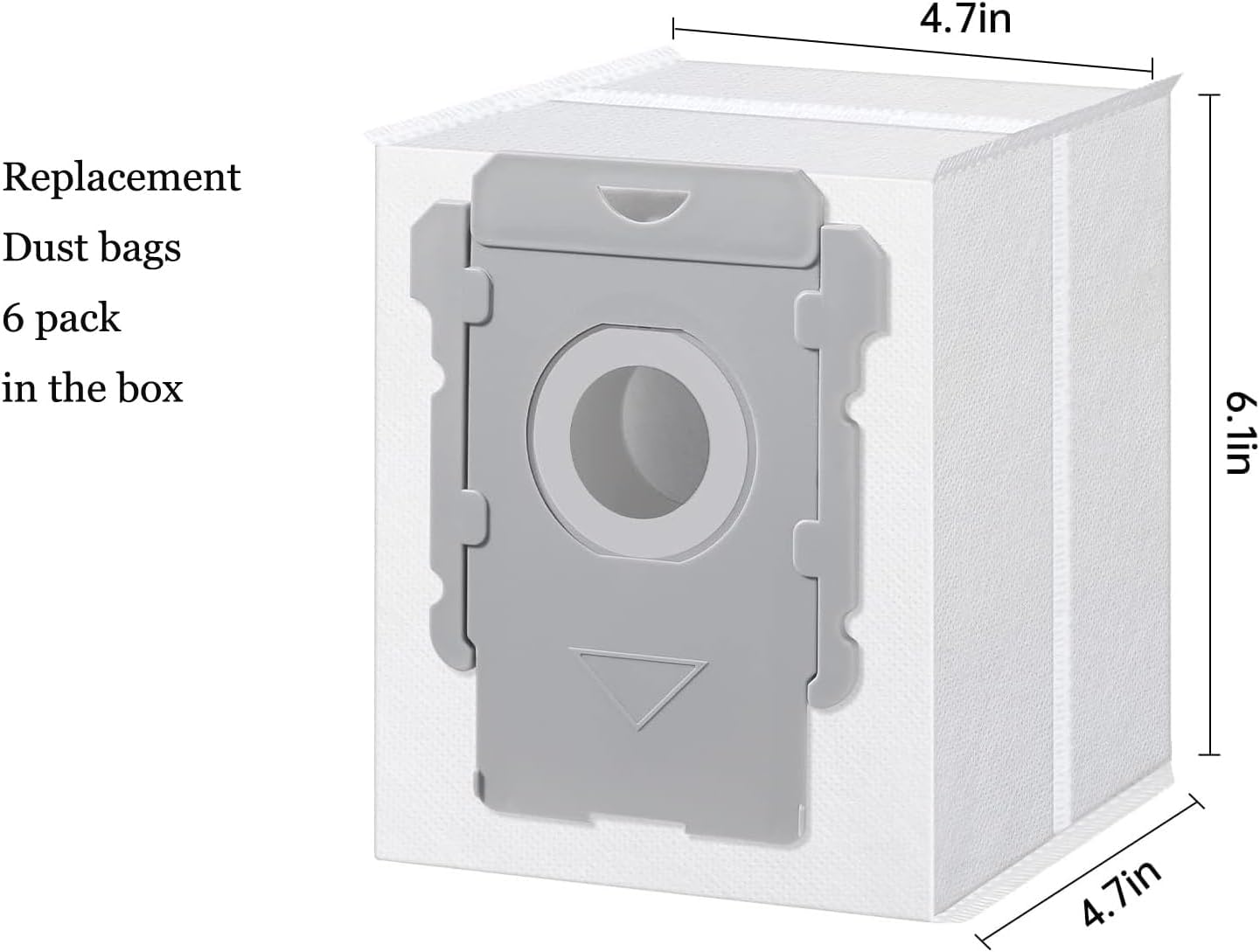 Replacement Parts Accessories for iRobot Roomba Combo i5, i5+, j5, j5+,i3 Vacuum Cleaner:2 Set Roller Brushes 8 HEPA Filters 8 Side Brushes 6 Dust Bags 5 Mopping pads NOT FOR J7 and J9