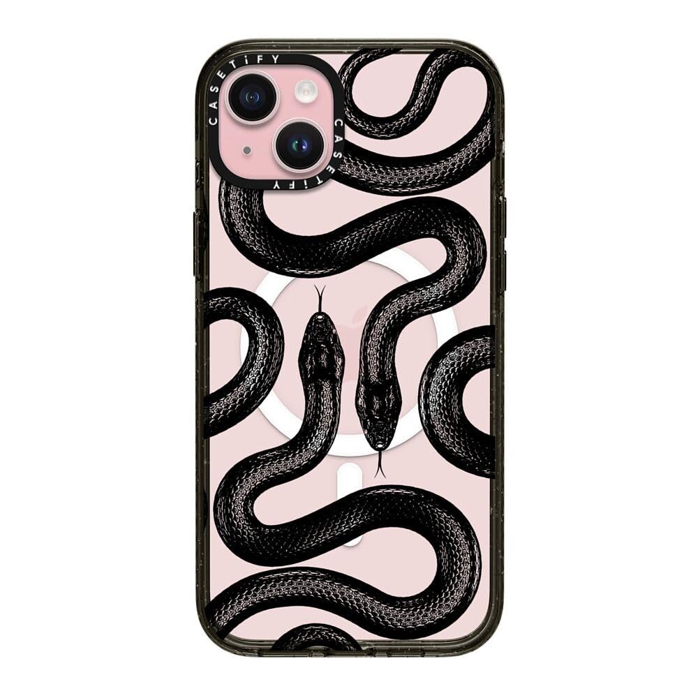 Coque antichoc iPhone 15 Plus CASETiFY Kingsnake protection transparente fine compatible MagSafe - 8
