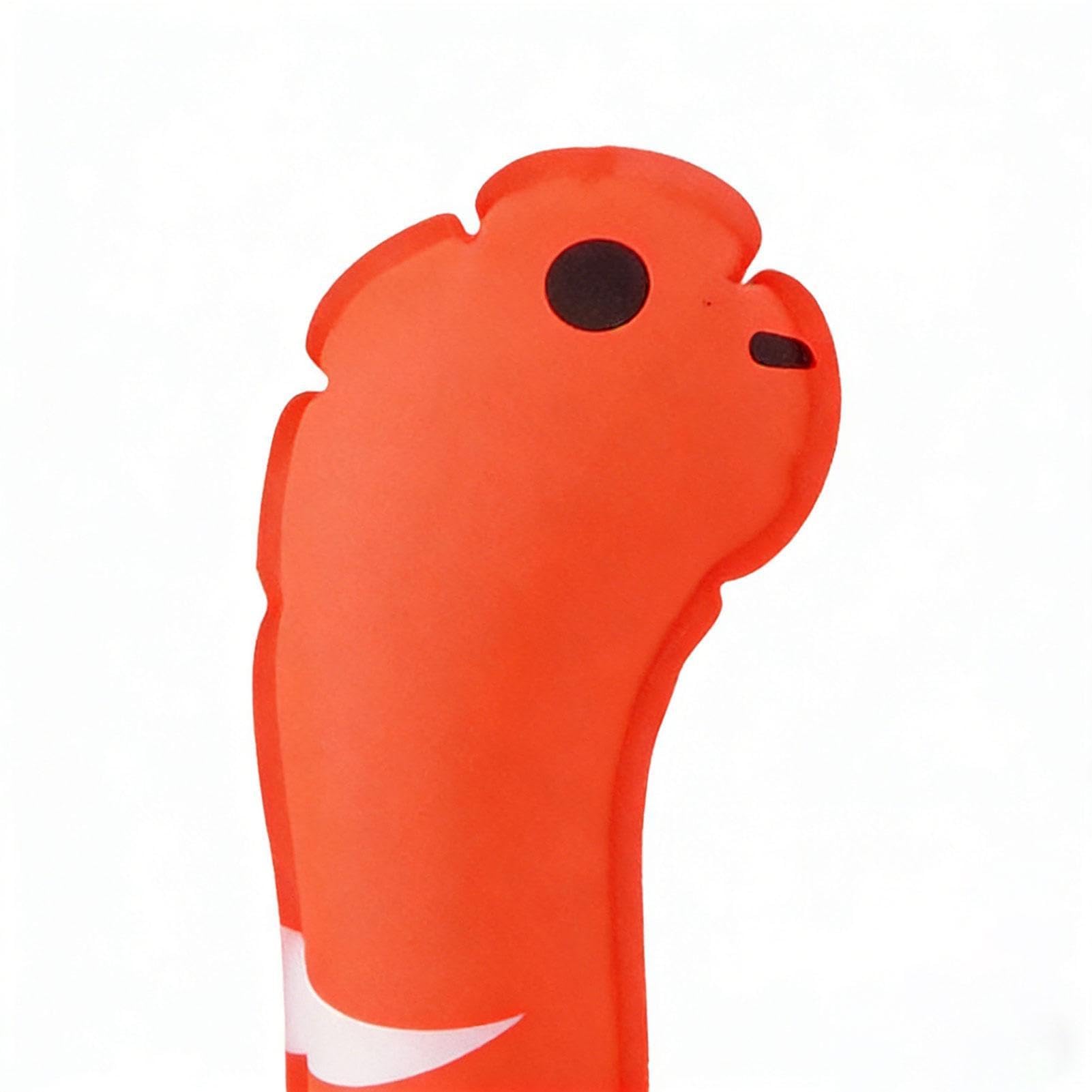Boa da nuoto, gonfiabile, pieghevole, per la sicurezza in acqua, con disegno di animali in stile cartone animato, con marcatore, per piscina, pesca, snorkeling, pratica subacquea