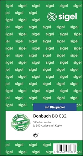 Carnet de bons détachables Sigel BO071, solution de classement 360 coupons