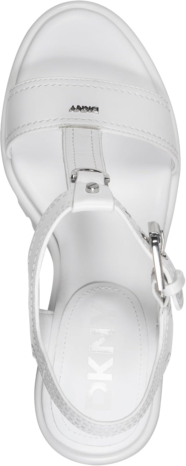 DKNY Womens Marg T-Strap Dress Heel with Adjustable Belt Strap image 4
