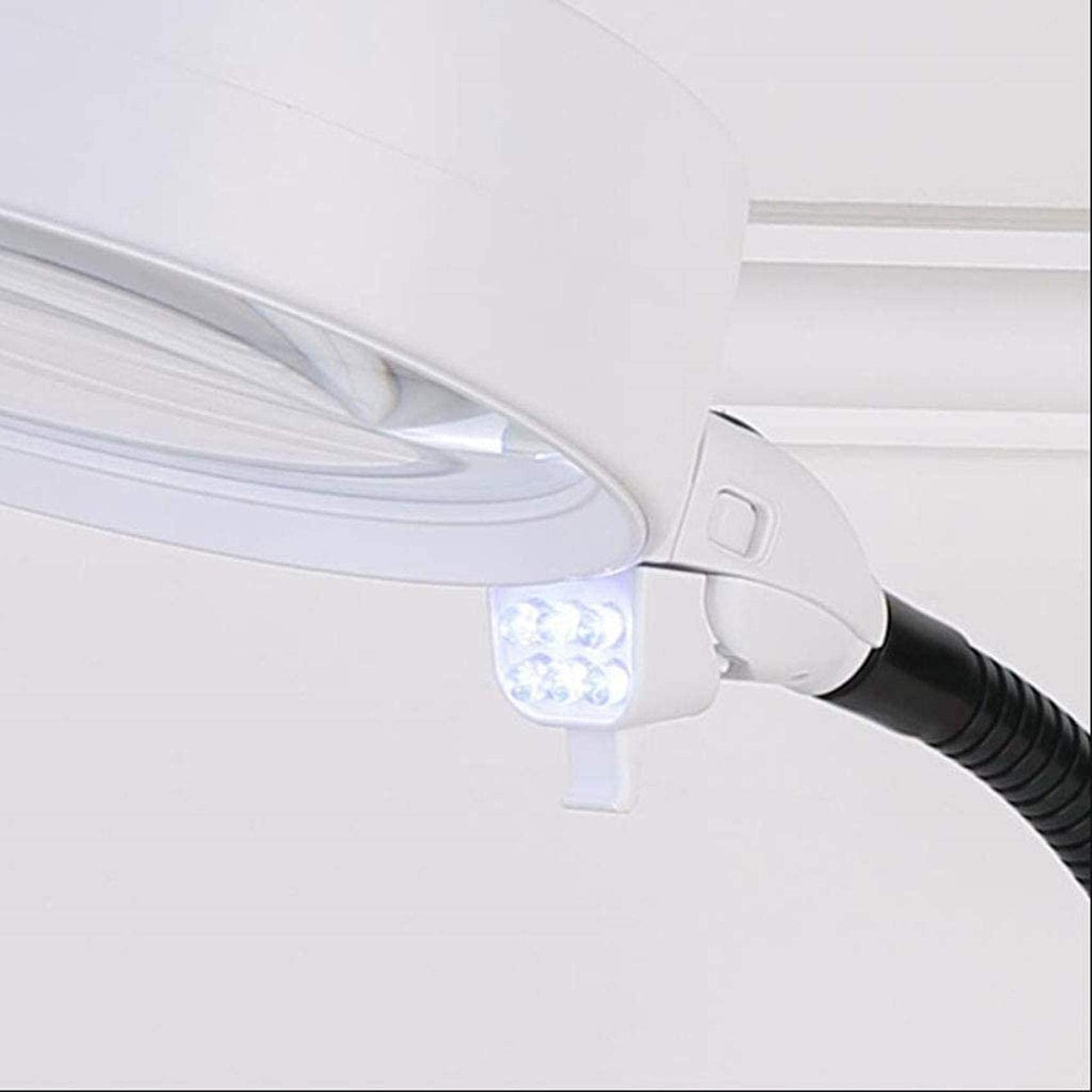 JOZZY Lupa,Escritorio de 8 Veces con reparación de teléfonos móviles de inspección electrónica Antigua Led para reparación de artesanías de Lectura Lupa
