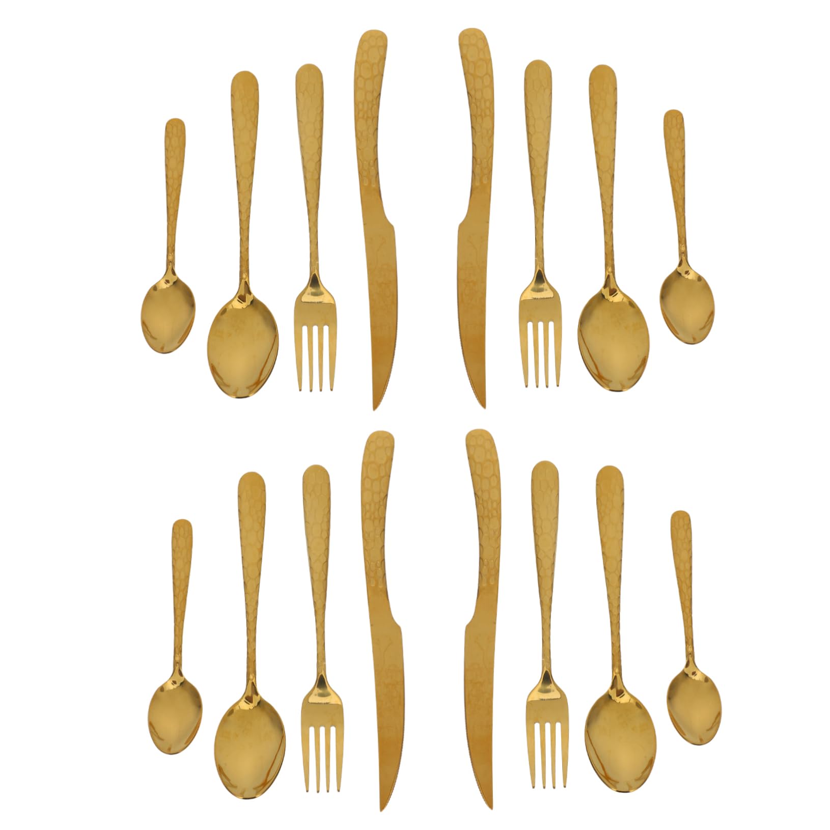 4 Juegos Cubiertos Inoxidable con Diseño de Serpiente Dorada Utensilios de Cocina Elegantes para y Banquetes Hogar y Restaurantes