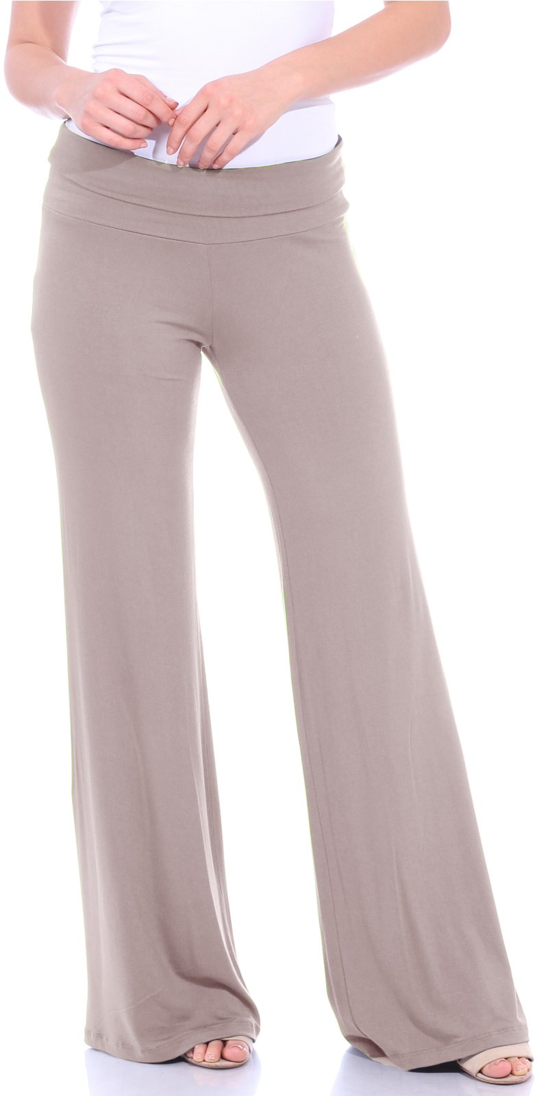Popana 3 Pack Wide Leg Palazzo Lounge Pants for Women Flowy Bootcut Casual Pants for Everyday Comfort