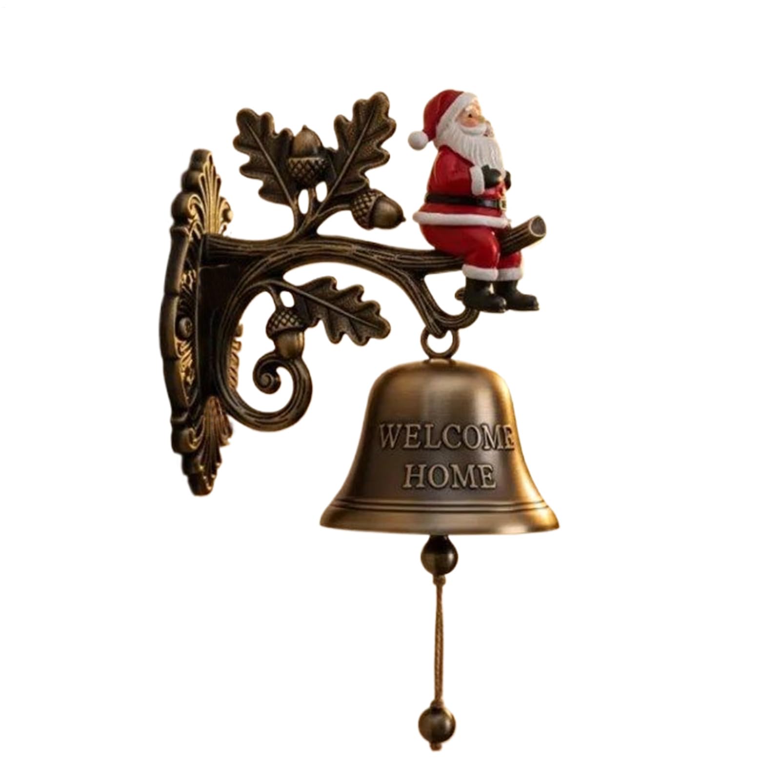 Cloche de Noël vintage suspension de jardin et porche pour ambiance chaleureuse hivernale