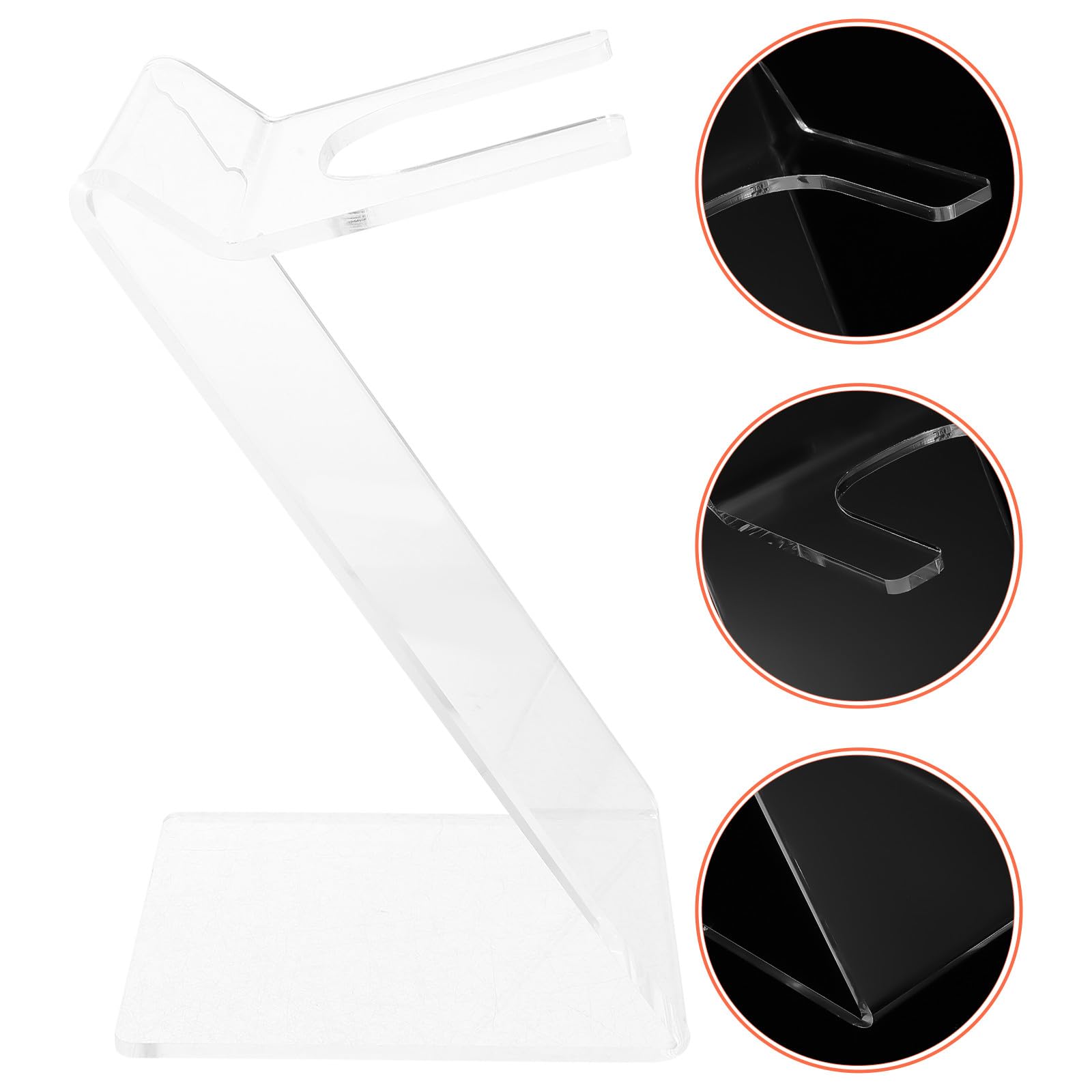 Garneck Porta Asciugacapelli da Tavolo Trasparente in Materiale Robusto Supporto Compatto Salvaspazio per Bagno Domestico e da Viaggio Organizer Leggero per Asciugacapelli Facilmente