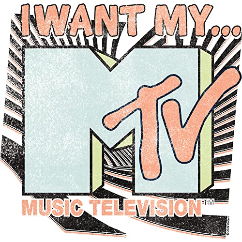 MTV T Shirt I Want My MTV Ladies Short Sleeve Crop Top T Shirts Vintage Style Graphic Tees Womens Summer Tops2