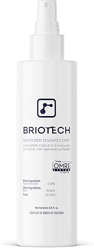 Miniatura 14 de BRIOTECH Desinfectante desinfectante hipocloroso, mata el 99.99% de virus y bacterias, controla el moho, elimina el olor, suave para guardería