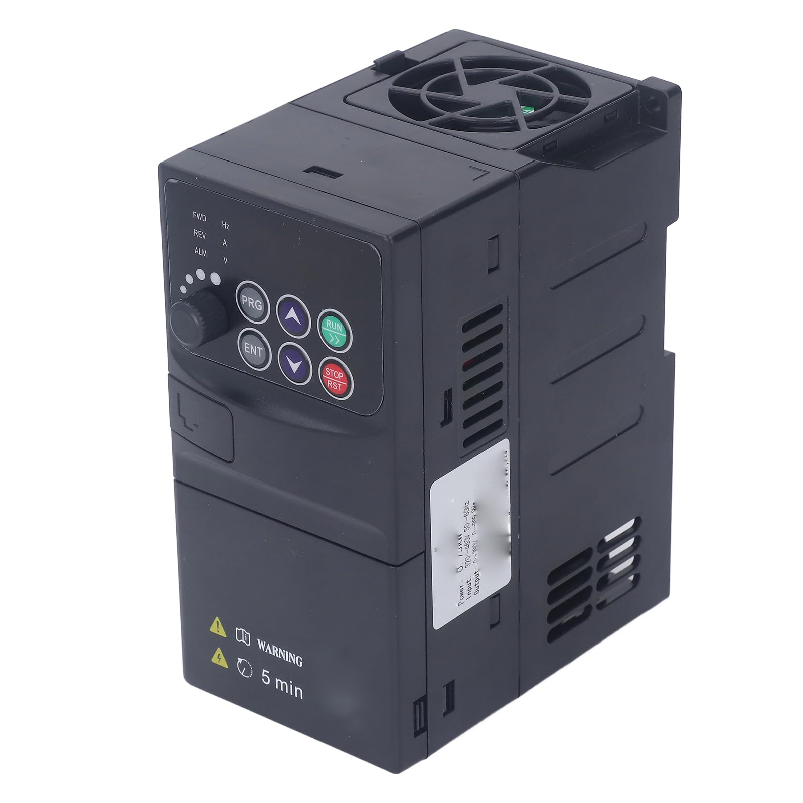 Generic Unidad de Frecuencia Variable Inversor Trifásico Eficiente de 0,75 KW para Control de Motores con Panel de Visualización Digital y Material Resistente Al Fuego
