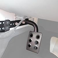 Vista 2 de Hooke Road Pedal muerto para pie izquierdo, panel frontal de metal, compatible con Jeep Wrangler JK & Unlimited 2007-2018