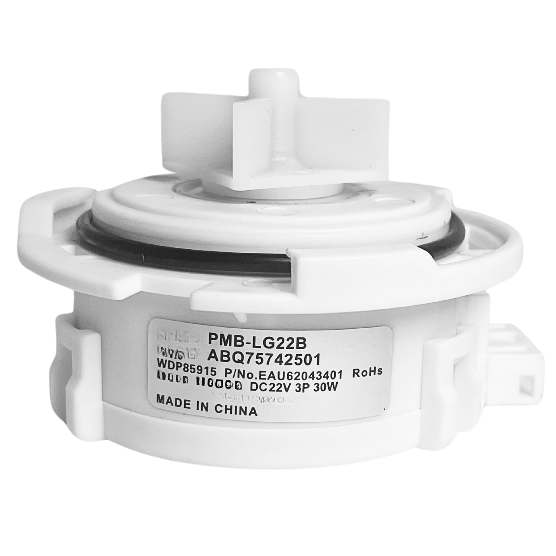 ABQ75742501 Dishwasher Drain Pump Motor,OEM Replacement Parts Compatible with Kenmore and LG Dishwasher,Replaces ABQ75742505，EAU62043401，EAP12742537, EAU60710801, EAU62043401, EAU62043403, PS12742537