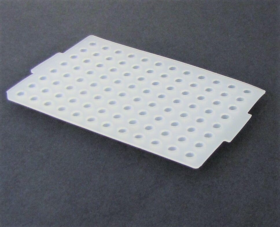 Microplate Sealing Film, Silicone Sealing Mat for 96 Well PCR Elisa Plate, Pack of 10
