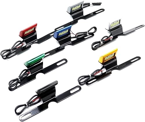 Miniatura 2 de XHSK Accesorios de motocicleta, luz LED universal impermeable para placa de matrícula Yamaha FZS 600 1000 FZ6 FZ1 FZ8 FAZER FZ07 FZ09 FZ10 FZ16 FZ25