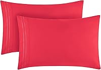 Vista 32 de Mellanni Fundas de almohada – Fundas de almohada lujosas, extrasuaves, refrescantes – 2 PC Colección Iconic Fundas de almohada – Cierre de sobre