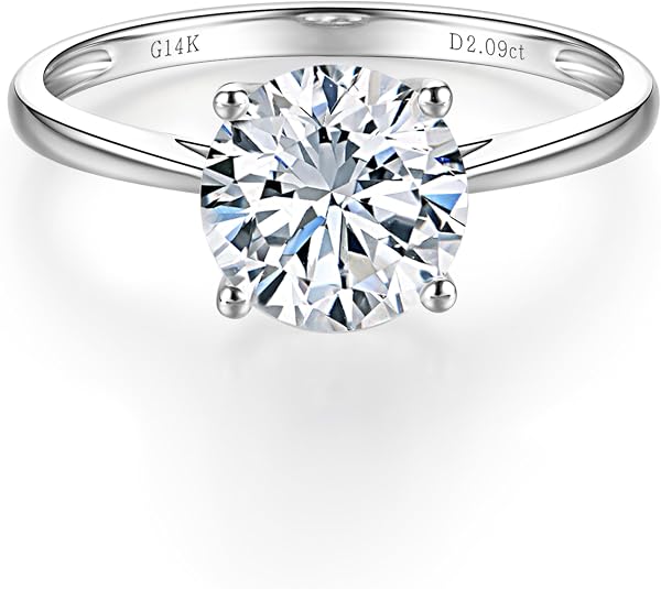 1 to 2 Carat IGI Certified 14k Gold LAB Grown Diamond Engagement Rings for Women