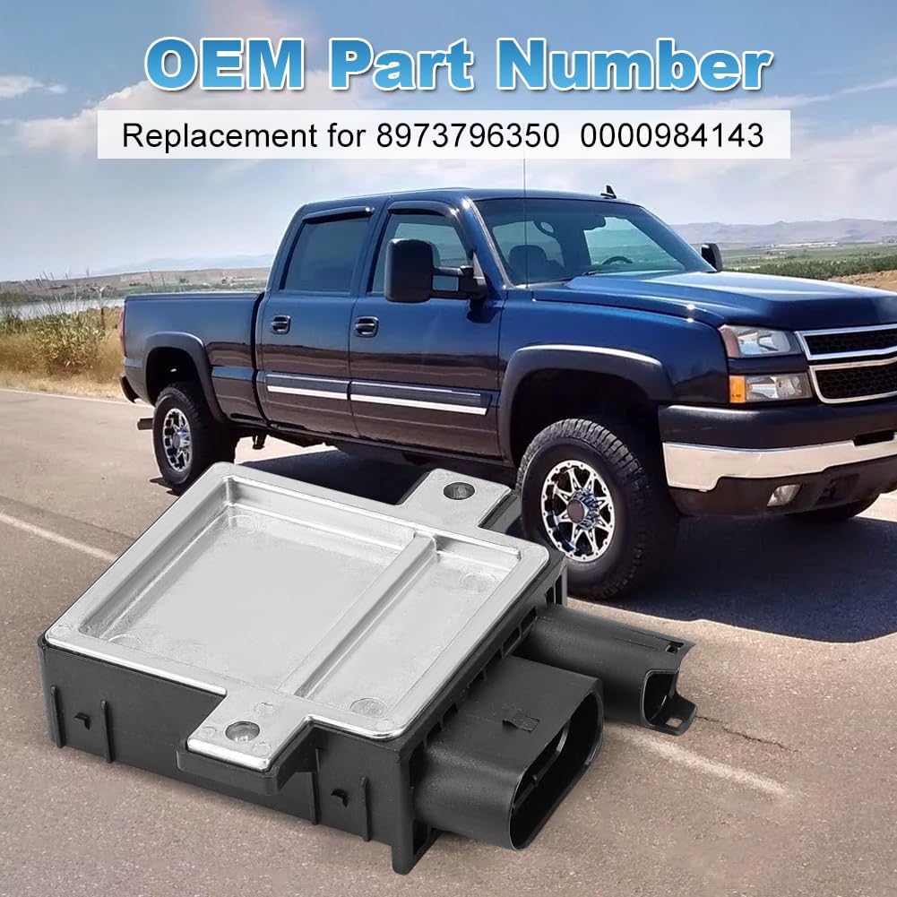 Glow Plug Control Module Compatible with Chevrolet GMC 2500HD 3500HD DURAMAX 6.6 LLY 2004-2005 Replacement for 8973796350 0000984143