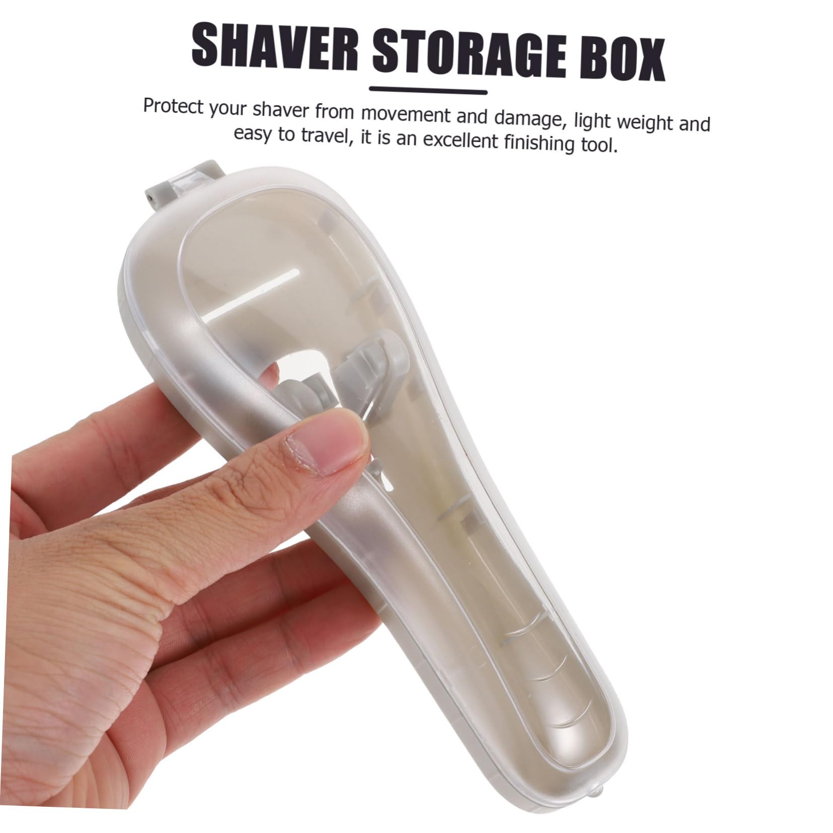3pezzi Custodia Portatile Per Rasoio Antiurto Organizer Per Rasoio Scatola Resistente e Leggera Per Uso Interno Ed Esterno